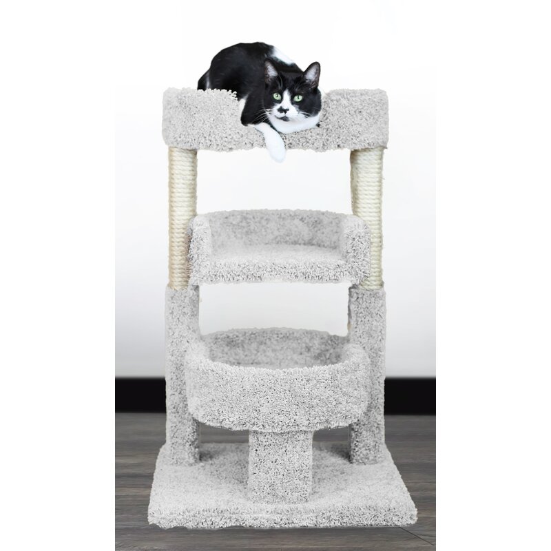 cat craft round condo perch playset